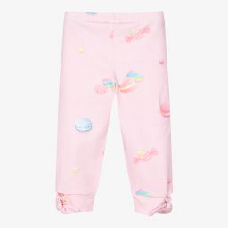 Lapin House-Girls Pink Cotton Leggings | Childrensalon Outlet