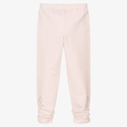 Lapin House-Girls Pink Cotton Leggings | Childrensalon Outlet