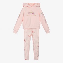 Lapin House-Girls Pink Cotton Leggings Set | Childrensalon Outlet