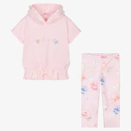 Lapin House-Розовый топ и легинсы из хлопка | Childrensalon Outlet
