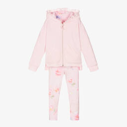 Lapin House-Розовая двусторонняя худи и легинсы из хлопка | Childrensalon Outlet