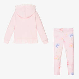 Lapin House-Розовая двусторонняя худи и легинсы из хлопка | Childrensalon Outlet