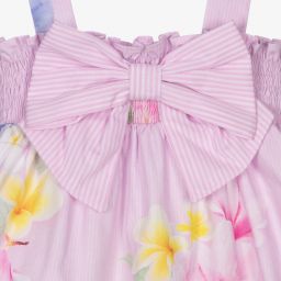 Lapin House-تبّان قطن بوبلين لون زهري للمولودات | Childrensalon Outlet