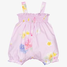 Lapin House-تبّان قطن بوبلين لون زهري للمولودات | Childrensalon Outlet