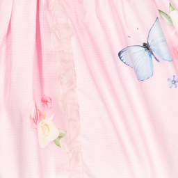 Lapin House-Girls Pink Cotton Skirt Set | Childrensalon Outlet