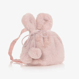 Lapin House-Girls Pink Faux Fur Bag (20cm) | Childrensalon Outlet