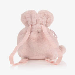 Lapin House-Girls Pink Faux Fur Bag (20cm) | Childrensalon Outlet