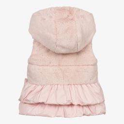 لابين هاوس-جيليه فرو صناعي لون زهري للبنات | Childrensalon Outlet