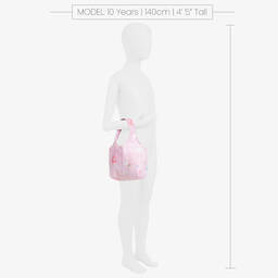 لابين هاوس-حقيبة قطن بوبلين لون زهري للبنات (26 سم) | Childrensalon Outlet