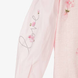 Lapin House-Girls Pink Floral Top | Childrensalon Outlet