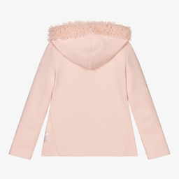 لابين هاوس-توب هودي مزيج فيسكوز لون زهري للبنات | Childrensalon Outlet