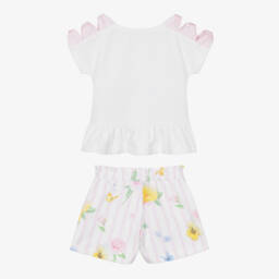 Lapin House-طقم زهري وعاجي مزهر للبنات | Childrensalon Outlet