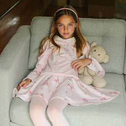 Lapin House-Girls Pink Jersey Dress | Childrensalon Outlet