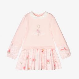 Lapin House-Girls Pink Jersey Dress | Childrensalon Outlet