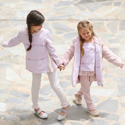 Lapin House-Розовый топ с леггинсами для девочек | Childrensalon Outlet