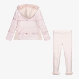 Lapin House-Розовый топ с леггинсами для девочек | Childrensalon Outlet