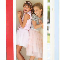 Lapin House-Girls Pink Tulle Skirt | Childrensalon Outlet
