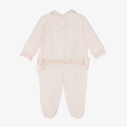 Lapin House-بيبي غرو بناتي قطن مخمل لون زهري | Childrensalon Outlet