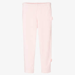 لابين هاوس-ليغنغز قطن قطيفة لون زهري للبنات | Childrensalon Outlet