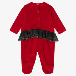 Lapin House-Красный хлопковый комбинезон для девочек | Childrensalon Outlet