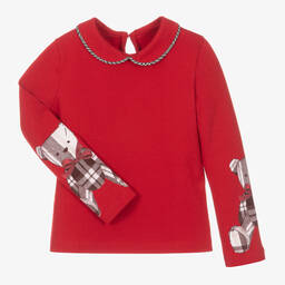 Lapin House-Красный топ и юбка из хлопка для девочек | Childrensalon Outlet