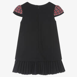 Lapin House-Красно-синее платье из хлопка с бантиками | Childrensalon Outlet