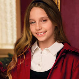 Lapin House-Girls Scarlet Wool Bow Coat | Childrensalon Outlet