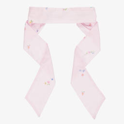 Lapin House-Girls Soft Pink Cotton Hairband | Childrensalon Outlet