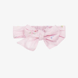 Lapin House-Girls Soft Pink Cotton Hairband | Childrensalon Outlet