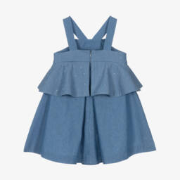 Lapin House-Блестящее синее джинсовое платье для девочек | Childrensalon Outlet