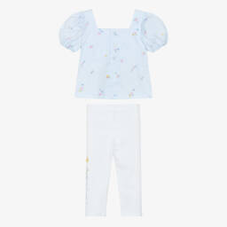 Lapin House-طقم بلوزة مخططة وبنطلون ضيق للبنات | Childrensalon Outlet