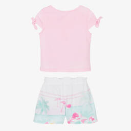 Lapin House-Girls Summer Pink Playful Outfit | Childrensalon Outlet