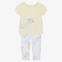 Lapin House-طقم بناتي بنقشة الأزهار بألوان الشمس والسماء | Childrensalon Outlet