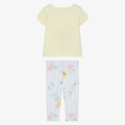 Lapin House-طقم بناتي بنقشة الأزهار بألوان الشمس والسماء | Childrensalon Outlet