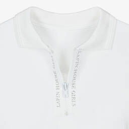 Lapin House-Girls White Cotton Piqué Tennis Dress | Childrensalon Outlet