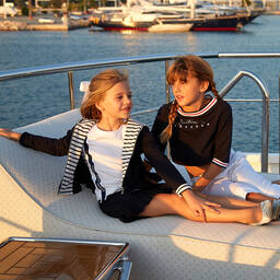 Lapin House-Girls White Cotton T-Shirt | Childrensalon Outlet