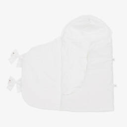 Lapin House-Girls White Floral Bow Nest | Childrensalon Outlet