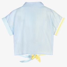 Lapin House-Girls Yellow & Blue Blouse | Childrensalon Outlet