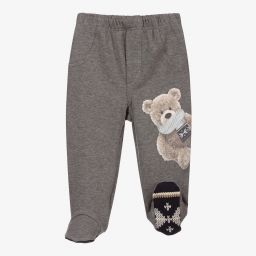 Lapin House-بيبي غرو قطن جيرسي لون رمادي للمواليد - قطعتين | Childrensalon Outlet
