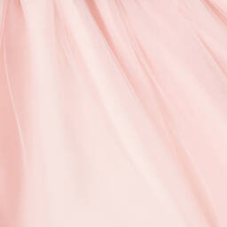 Lapin House-Grey Knit & Pink Tulle Dress | Childrensalon Outlet