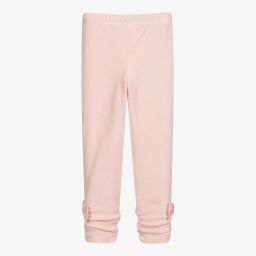 لابين هاوس-ليغنغز قطن قطيفة لون زهري للبنات | Childrensalon Outlet