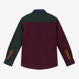 Lapin House-Red & Blue Check Shirt | Childrensalon Outlet