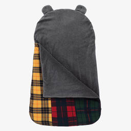 لابين هاوس-بيبي نيست تارتان جيرسي لون أزرق وأحمر (72 سم) | Childrensalon Outlet