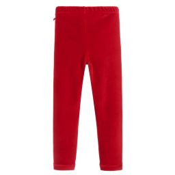 Lapin House-Красные хлопковые велюровые легинсы | Childrensalon Outlet