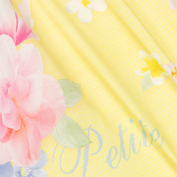 Lapin House-Yellow Floral Baby Dress | Childrensalon Outlet