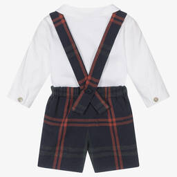 Chic by Laranjinha-Baby Boys Blue Shorts Set | Childrensalon Outlet