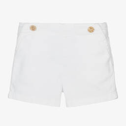 Laranjinha-Baby Boys Cotton & Linen Shorts Set | Childrensalon Outlet