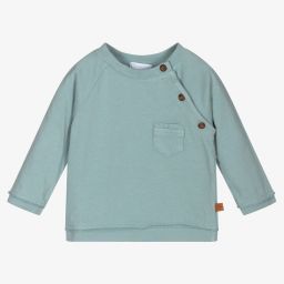 لارانجينا-Baby Boys Green Cotton Top | Childrensalon Outlet