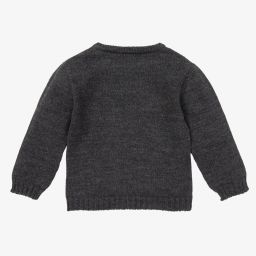 Laranjinha-Baby Boys Grey Star Jumper | Childrensalon Outlet