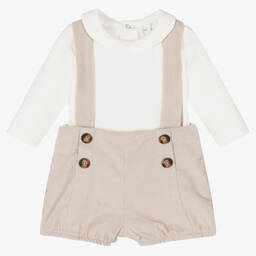 Laranjinha-Кремовое боди и шорты для малышей | Childrensalon Outlet